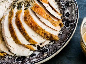 Roast Turkey Breast with Garlic Gravy