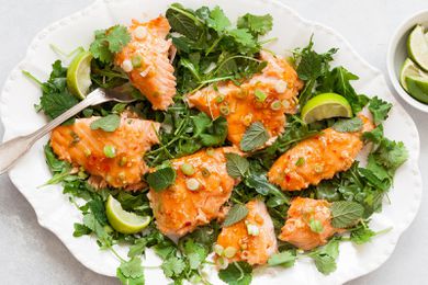 Slow-Roasted Salmon with Sweet Chili Glaze