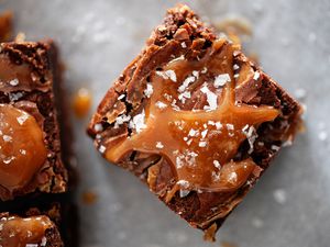 Salted Caramel Brownies 