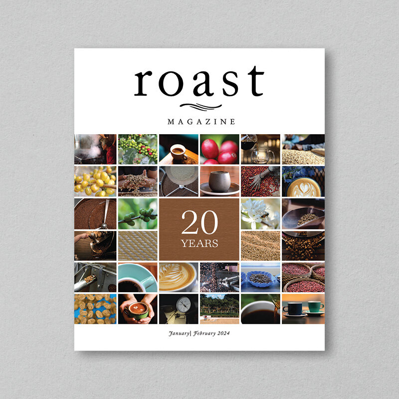 The January/February 2024 issue of Roast Magazine is now shipping to subscribers around the world!

In this issue, we celebrate 20 years of Roast with a retrospective and glimpse into the future. Features include an evaluation of the impact of freezi