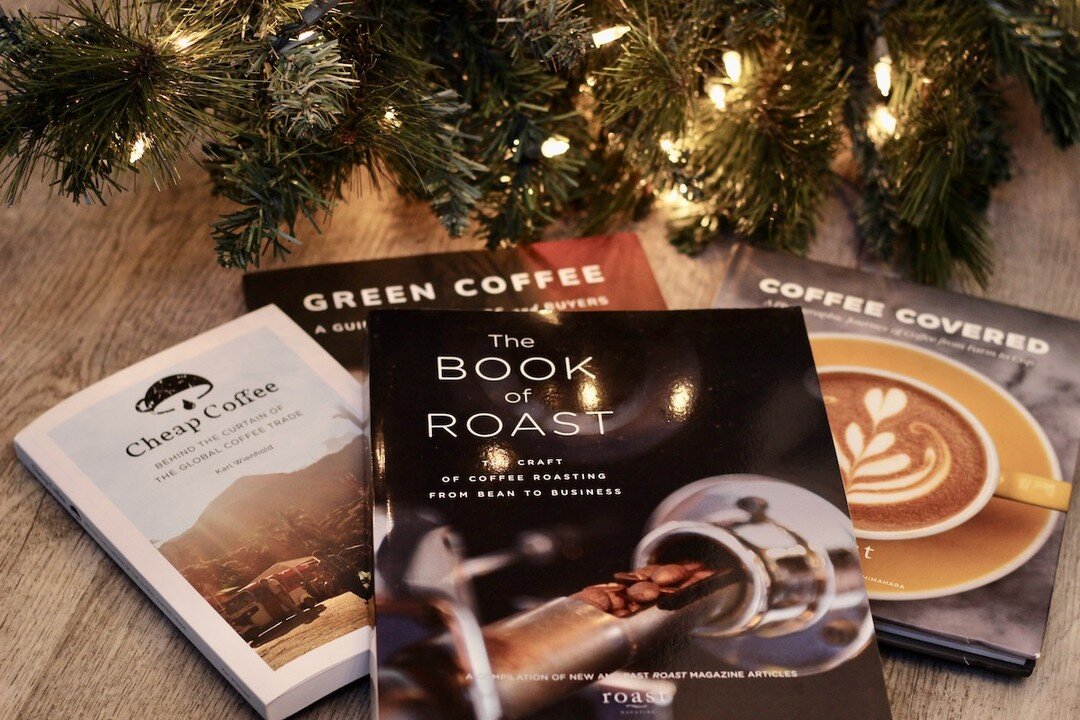 'Tis the season! Get the Roast Book Bundle for $175&mdash;a savings of $65. This bundle includes four books:

🔥 The Book of Roast: The Craft of Coffee Roasting from Bean to Business

☕ Green Coffee: A Guide for Roasters and Buyers

🌍 Cheap Coffee: 