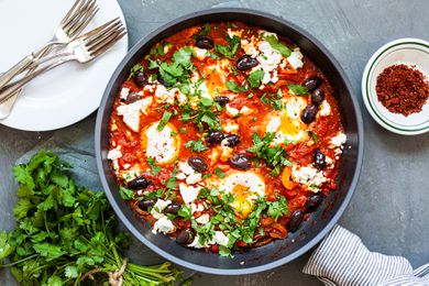 The Best Shakshuka in a skillet.