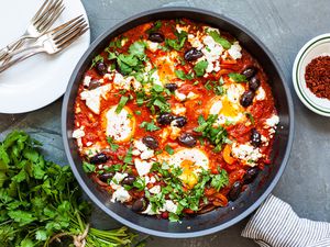 The Best Shakshuka in a skillet.