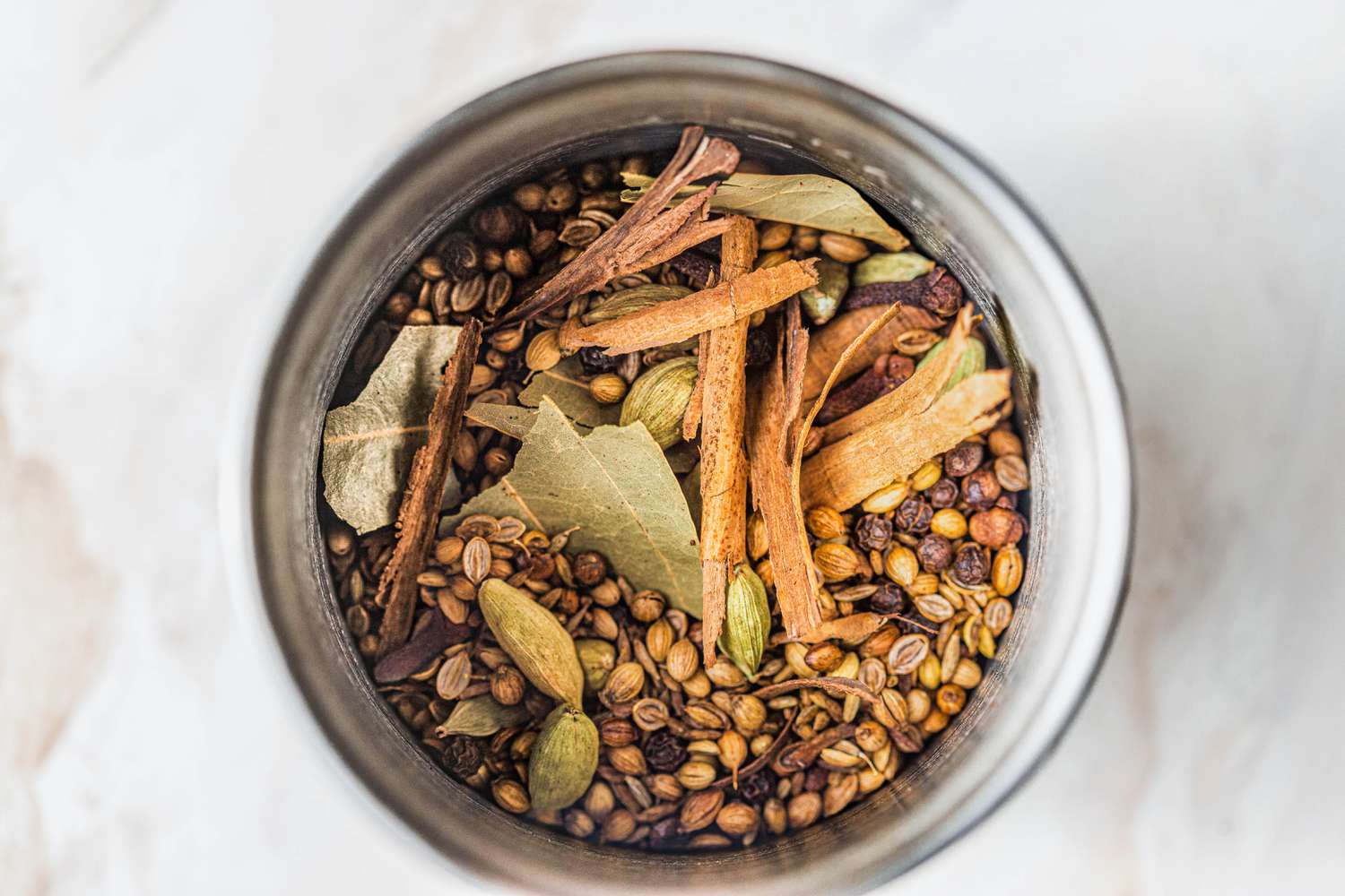 Toasted Spices in a Spice Grinder