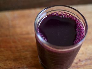 Concord Grape Juice in Glass