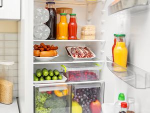 Inside of a fridge