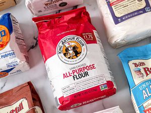 King Arthur Flour on a kitchen counter