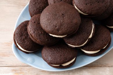 Pile of Whoopie Pies on a Plate