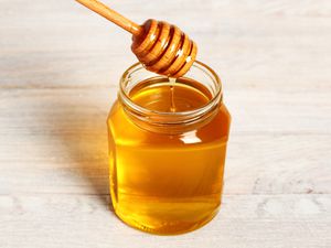 honey in jar