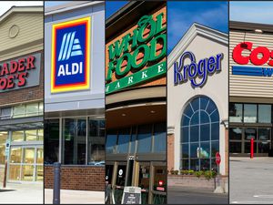 store front for TJ's ALDI, Whole Foods, Kroger and Costco